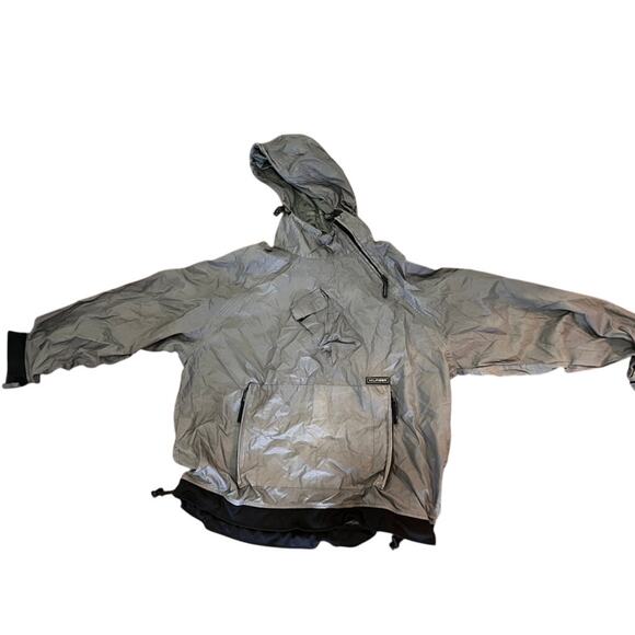 Tommy Hilfiger Mens gray Jacket size Large Polyester and Nylon windbreaker - Picture 1 of 16